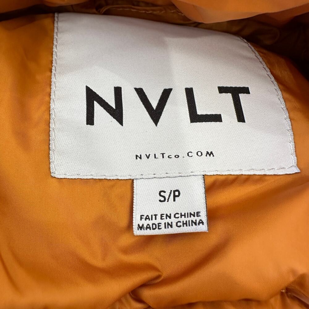 NVLT Copper Wonder Puffer Ski Jacket SMALL Hoodie Oversized Retro Designer $199 - Picture 7 of 10